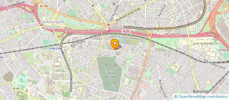 localisation de l'entreprise AZROUFI à LILLE