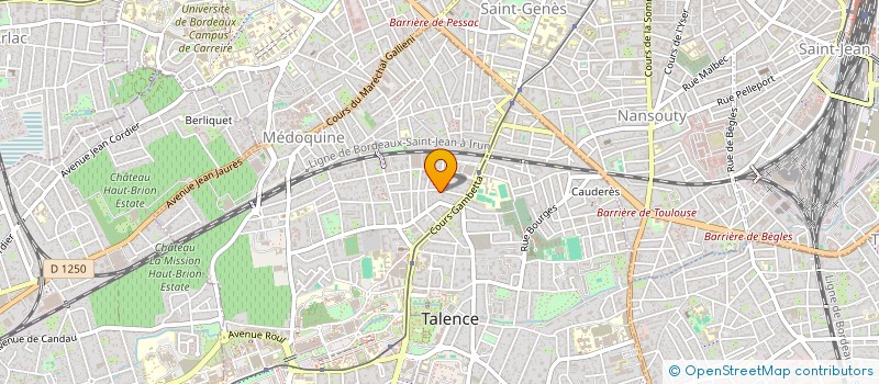 localisation de l'entreprise AZRT à TALENCE