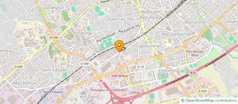 localisation de l'entreprise AZS à NIMES