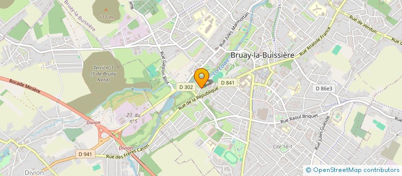 localisation de l'entreprise AZS  BRUAY-LA-BUISSIERE