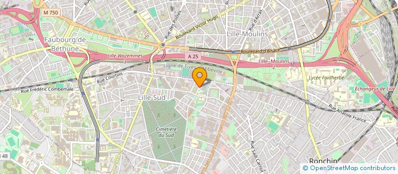 localisation de l'entreprise AZS TAXI à LILLE