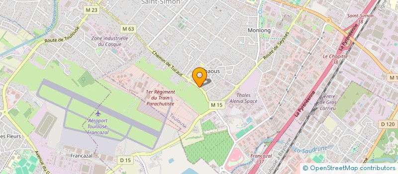 localisation de l'entreprise AZS TRANSPORT à TOULOUSE
