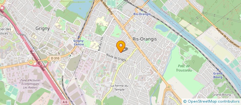 localisation de l'entreprise AZSERRE à RIS-ORANGIS