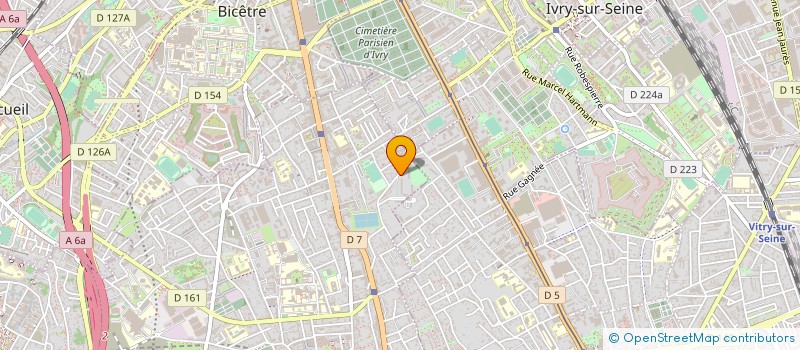 localisation de l'entreprise AZT INFO INGENIERIE INFORMATIQUE ET TELECOM  VILLEJUIF