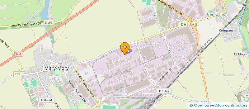 localisation de l'entreprise AZTEC  MITRY-MORY