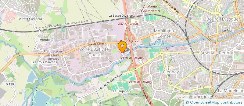 localisation de l'entreprise AZTEC GROUPE à RENNES