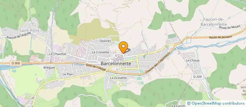 localisation de l'entreprise AZTECA à BARCELONNETTE