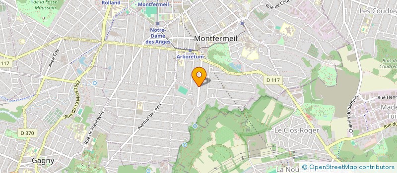 localisation de l'entreprise AZTIM à MONTFERMEIL
