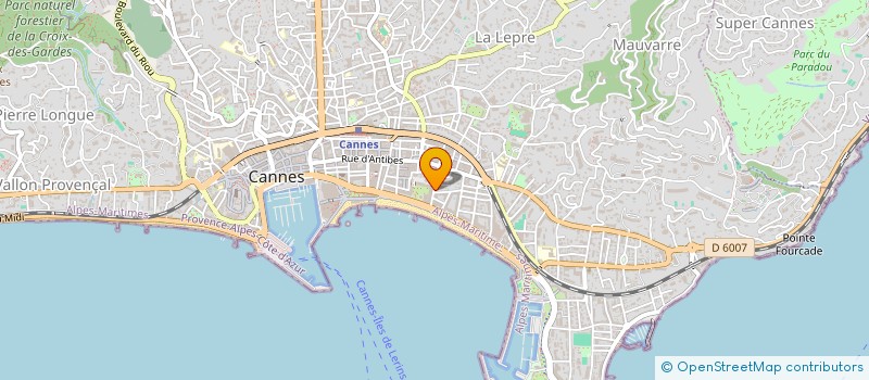localisation de l'entreprise AZUCARLOC à CANNES