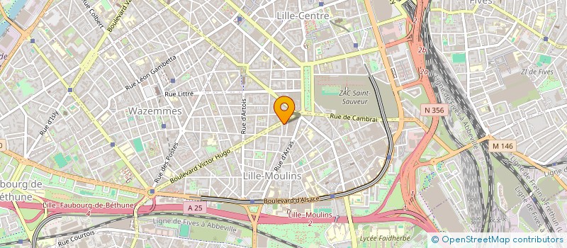 localisation de l'entreprise AZUI VTC à LILLE