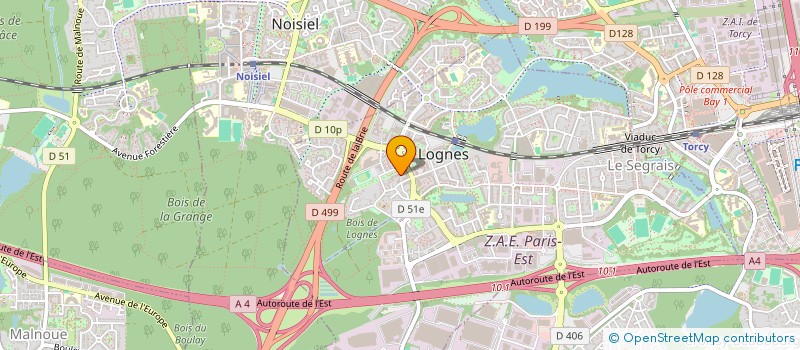 localisation de l'entreprise AZUJIN à LOGNES