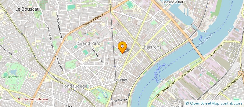 localisation de l'entreprise AZUKAL à BORDEAUX