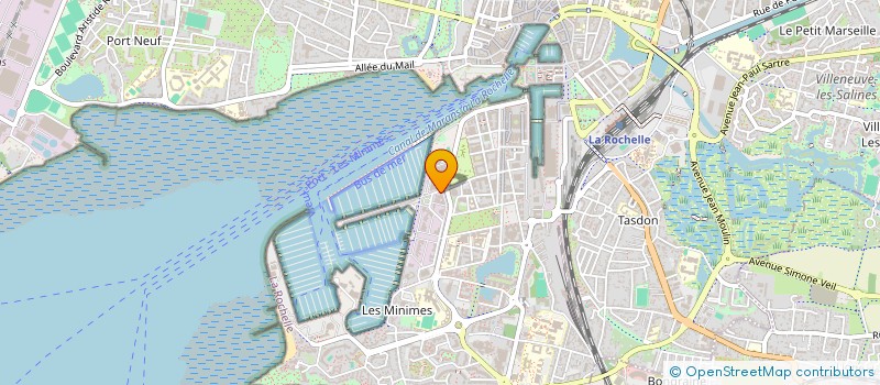 localisation de l'entreprise AZUKI - SOFTWARE  LA ROCHELLE