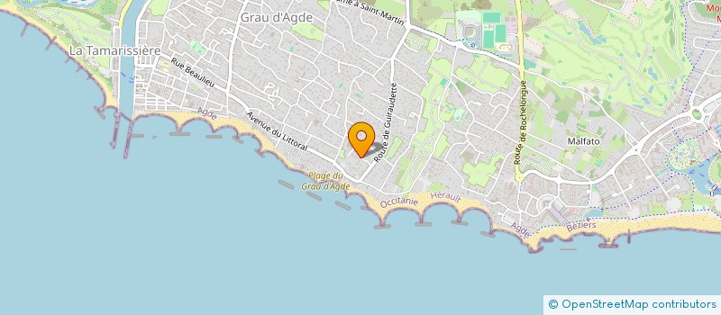 localisation de l'entreprise AZUL  AGDE