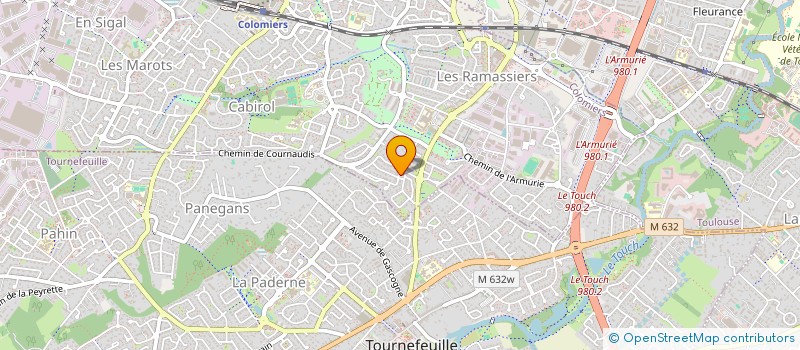 localisation de l'entreprise AZUL APP à COLOMIERS