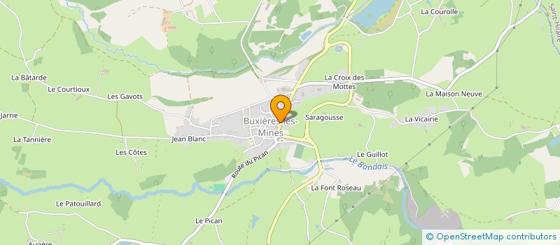 localisation de l'entreprise AZUL COURLANDE  BUXIERES-LES-MINES