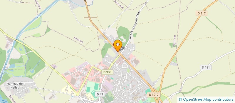 localisation de l'entreprise AZUL IMMO  PERONNE