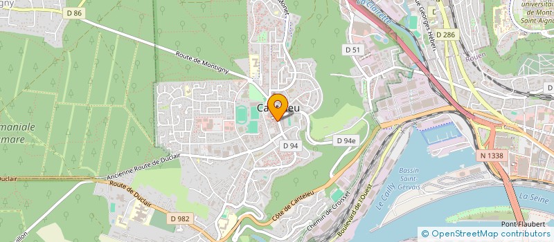 localisation de l'entreprise AZUL INVEST  CANTELEU