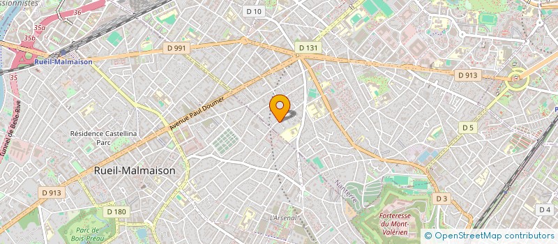 localisation de l'entreprise AZUL MARINO SCI  NANTERRE