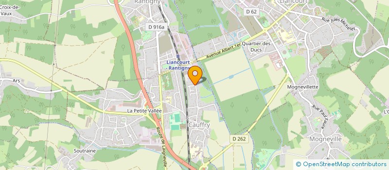 localisation de l'entreprise AZUL NCY DRIVER 74  CAUFFRY