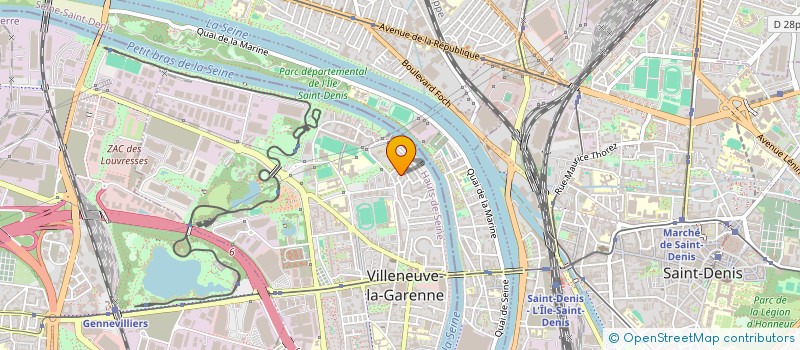 localisation de l'entreprise AZUL PROPRETE & SERVICES à VILLENEUVE-LA-GARENNE