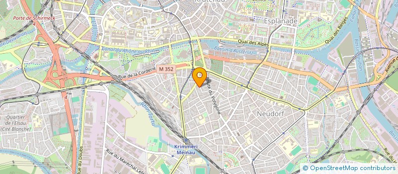 localisation de l'entreprise AZULITE à STRASBOURG