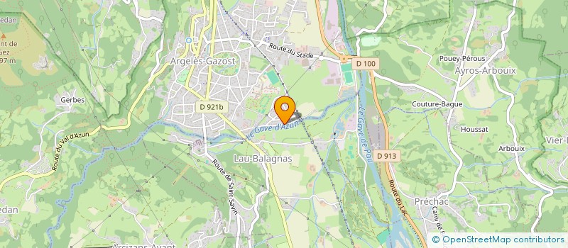 localisation de l'entreprise AZUN CONSEIL ET PATRIMOINE à ARGELES-GAZOST