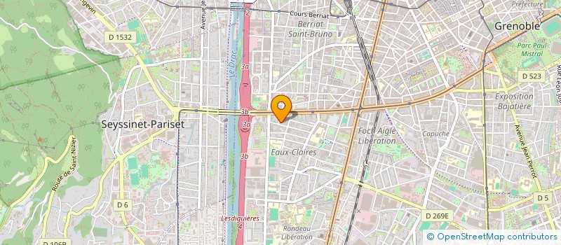 localisation de l'entreprise AZUP TECHNOLOGIES  GRENOBLE