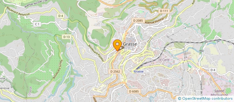 localisation de l'entreprise AZUR 2 C à GRASSE