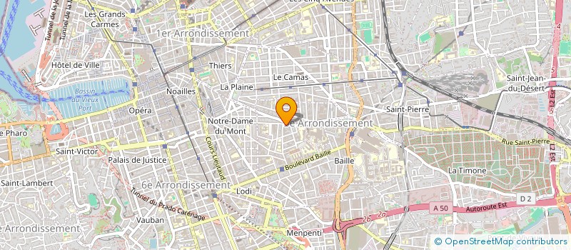 localisation de l'entreprise AZUR 2000 à MARSEILLE