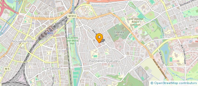 localisation de l'entreprise AZUR 2002  METZ