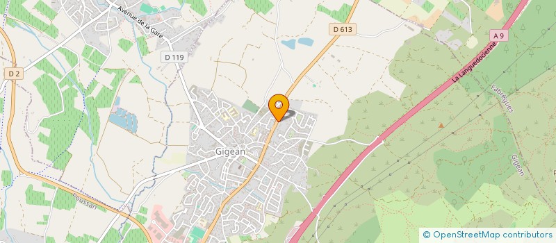 localisation de l'entreprise AZUR  GIGEAN