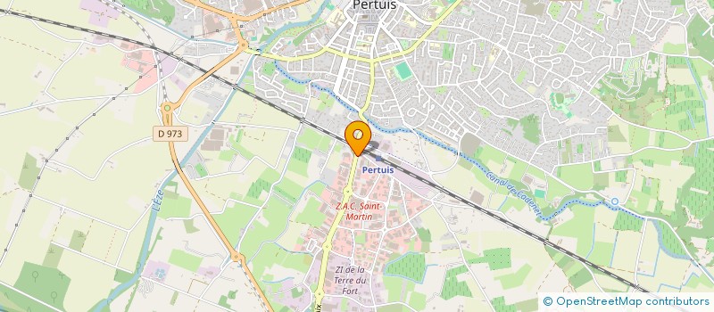 localisation de l'entreprise AZUR à PERTUIS