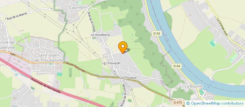 localisation de l'entreprise AZUR à CAUMONT