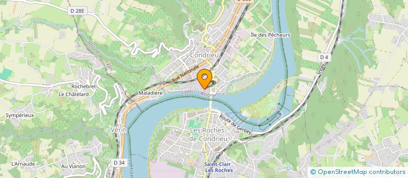 localisation de l'entreprise AZUR  CONDRIEU