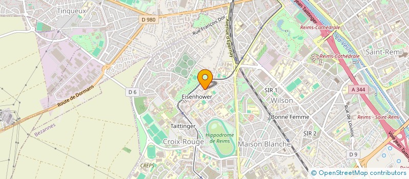 localisation de l'entreprise AZUR  REIMS