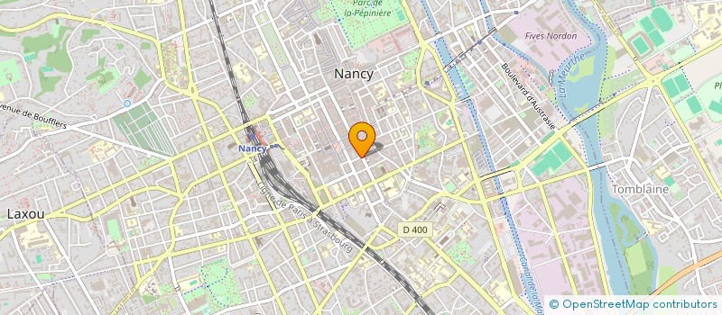 localisation de l'entreprise AZUR à NANCY