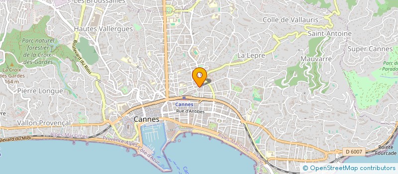 localisation de l'entreprise AZUR à CANNES