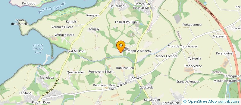 localisation de l'entreprise AZUR  HOPITAL-CAMFROUT