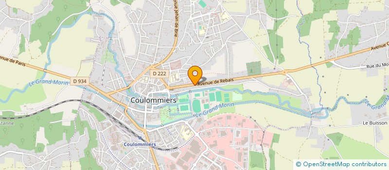 localisation de l'entreprise AZUR  COULOMMIERS