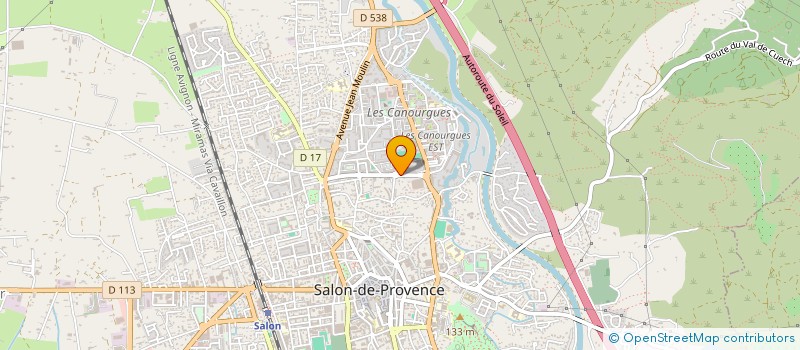 localisation de l'entreprise AZUR à SALON-DE-PROVENCE