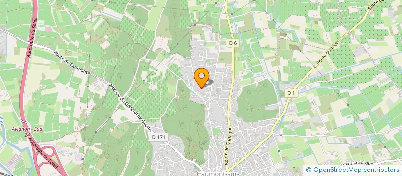 localisation de l'entreprise AZUR  CAUMONT-SUR-DURANCE