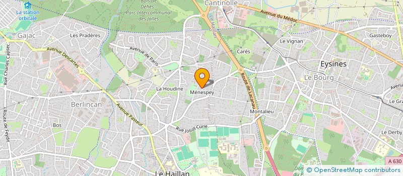 localisation de l'entreprise AZUR  LE HAILLAN