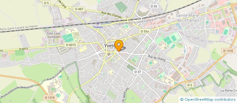 localisation de l'entreprise AZUR à YVETOT