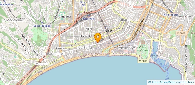 localisation de l'entreprise AZUR à NICE