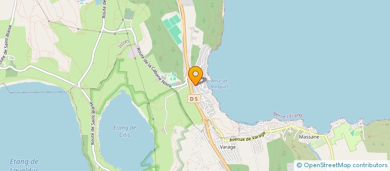 localisation de l'entreprise AZUR  ISTRES