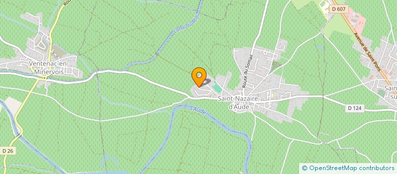 localisation de l'entreprise AZUR  SAINT-NAZAIRE-D'AUDE