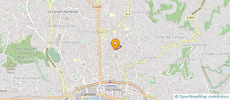 localisation de l'entreprise AZUR AERIAL STUDIO  CANNES