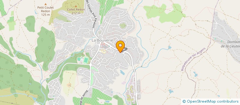 localisation de l'entreprise AZUR AIR à ROQUEBRUNE-SUR-ARGENS
