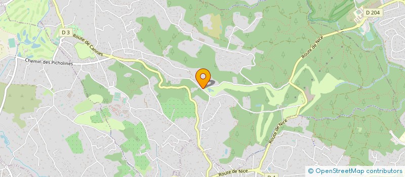 localisation de l'entreprise AZUR ALUMINIUM PVC  OPIO